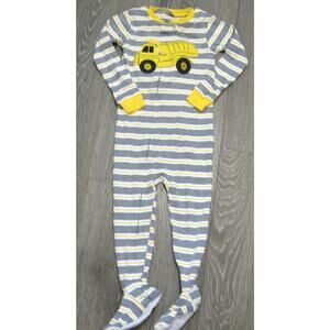 Simple Joys Carter *NWOT* Pajamas Size 2T Boys One Piece Foot Zipper Long Sleeve
